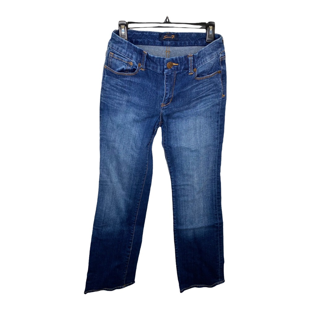 Seven7 Premium Jeans Women's Denim size 6 30x31‎ Bootcut Stretch Ladies